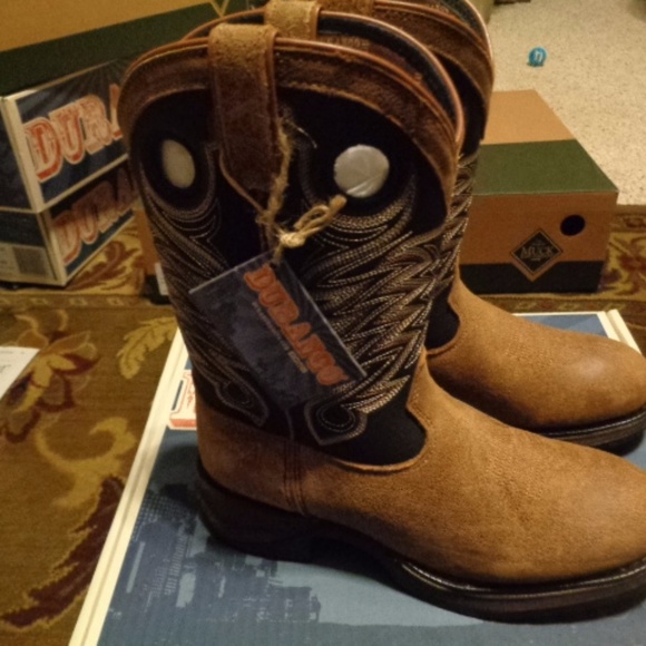 New Durango Kid's Lil' Rebel Cowboy Boots - Picture 2 of 8